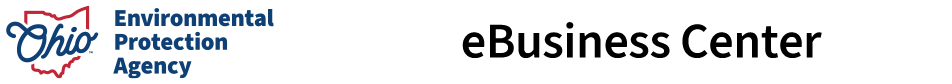 Ohio EPA eBusiness Center Logo